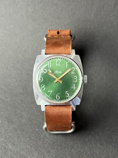 часы ЗИМ - Зеленый циферблат