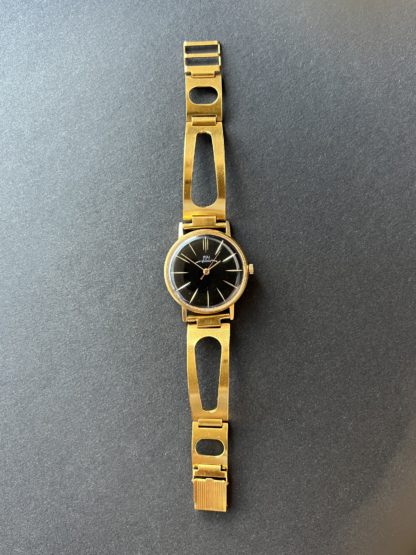 наручные часы Луч с позолоченным браслетом