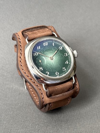 часы Молния «Зеленый циферблат»