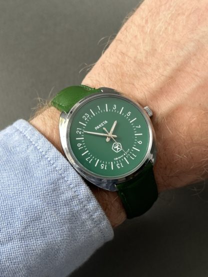 часы Ракета «Зеленый циферблат»