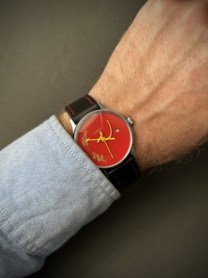 часы СССР Ракета Красная "Серп и Молот"