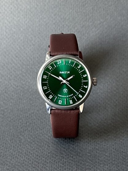 часы СССР Зеленая Ракета "24 часа"
