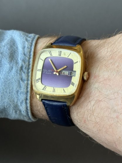 часы Poljot 17 jewels - римские цифры СССР
